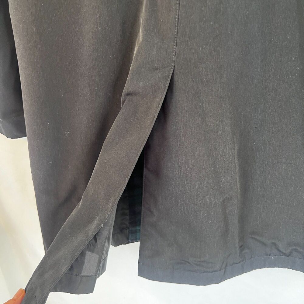 Talbots Black Basic Lightweight Short Trench Jack… - image 7